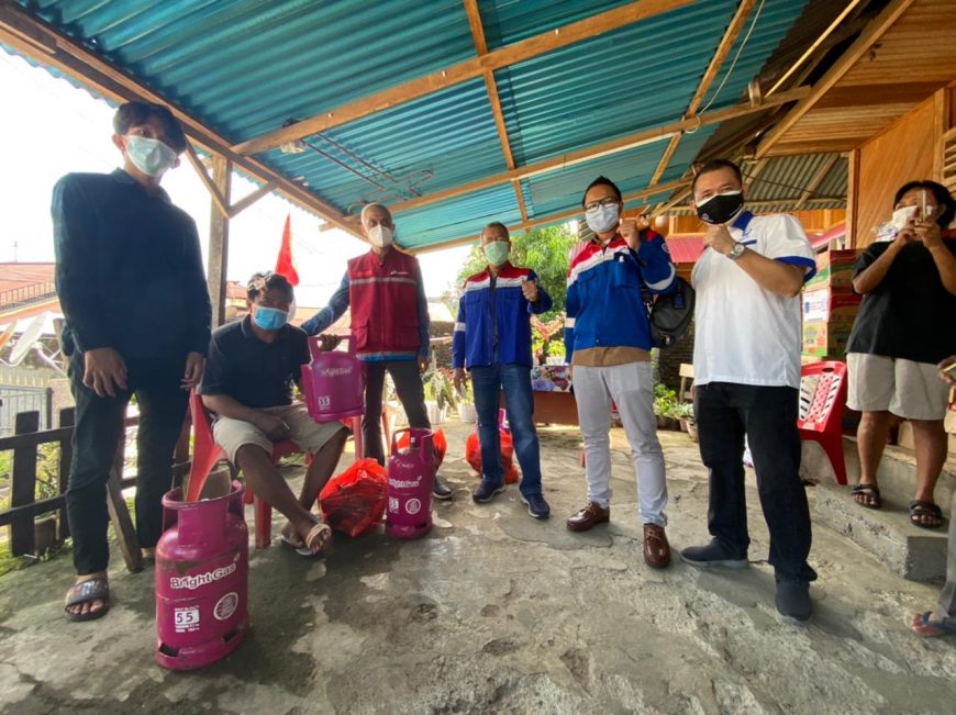Pertamina berikan Bantuan Bencana Alam Manado