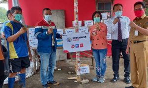 Pertamina Kembali Salurkan Bantuan Bencana Alam Manado