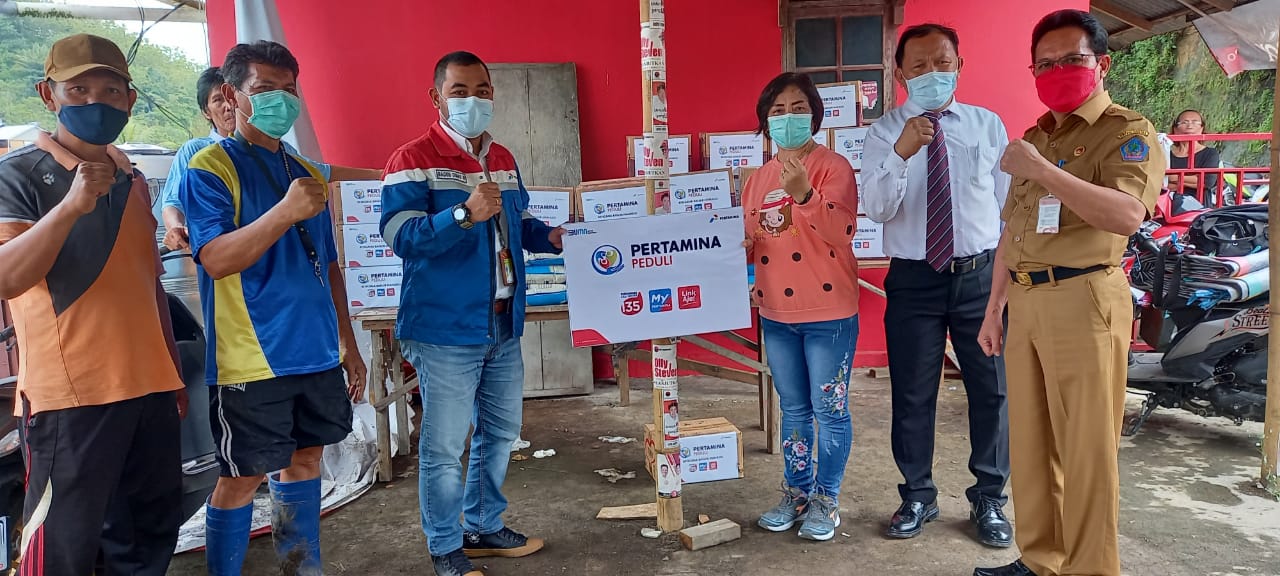 Pertamina Kembali Salurkan Bantuan Bencana Alam Manado