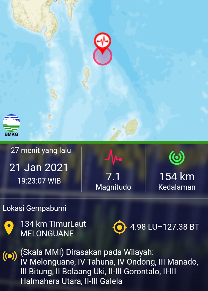gempa Talaud