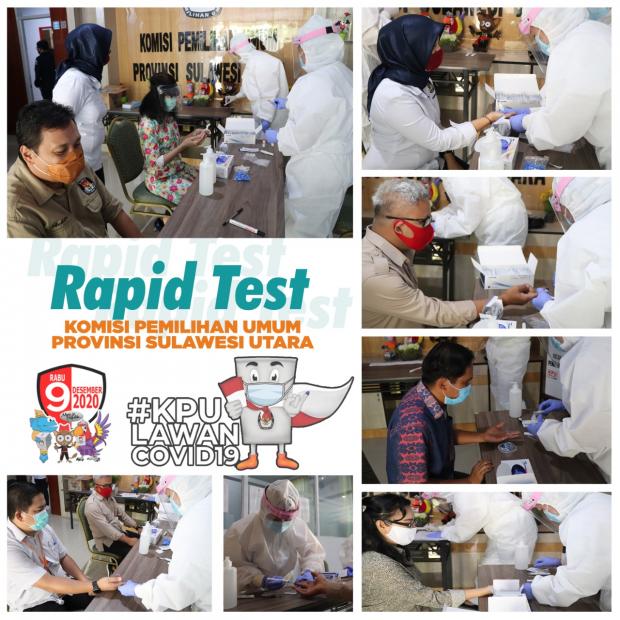 KPU sulawesi utara rapid test