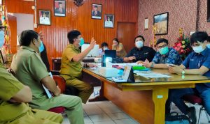 Tim Pupuk Indonesia Saat menyambangi Kantor DInas Pertanian dan Perternakan Sulawesi Utara