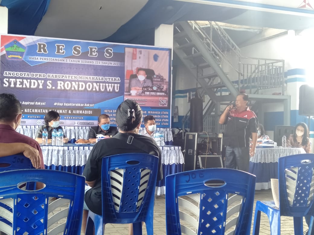 Reses Anggota DPRD Minahasa Utara Stendy S. Rondonuwu