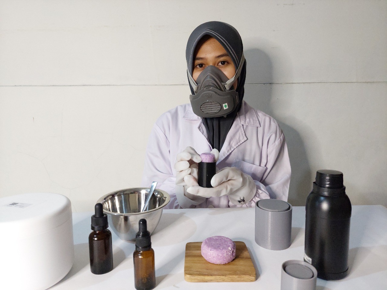 Proses pembuatan Shampoo Bar Elavour