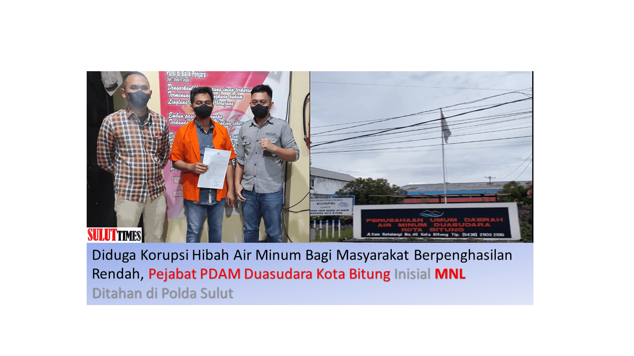 Korupsi Hibah Air Minum Kota Bitung
