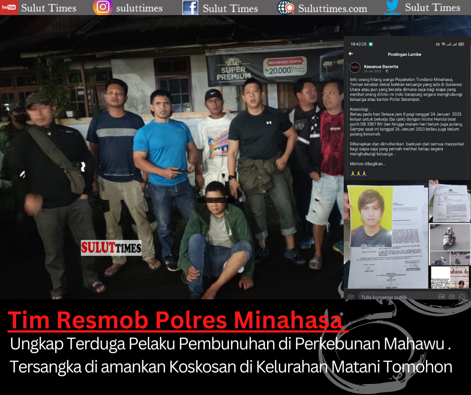 Tim Resmob Polres Minahasa
