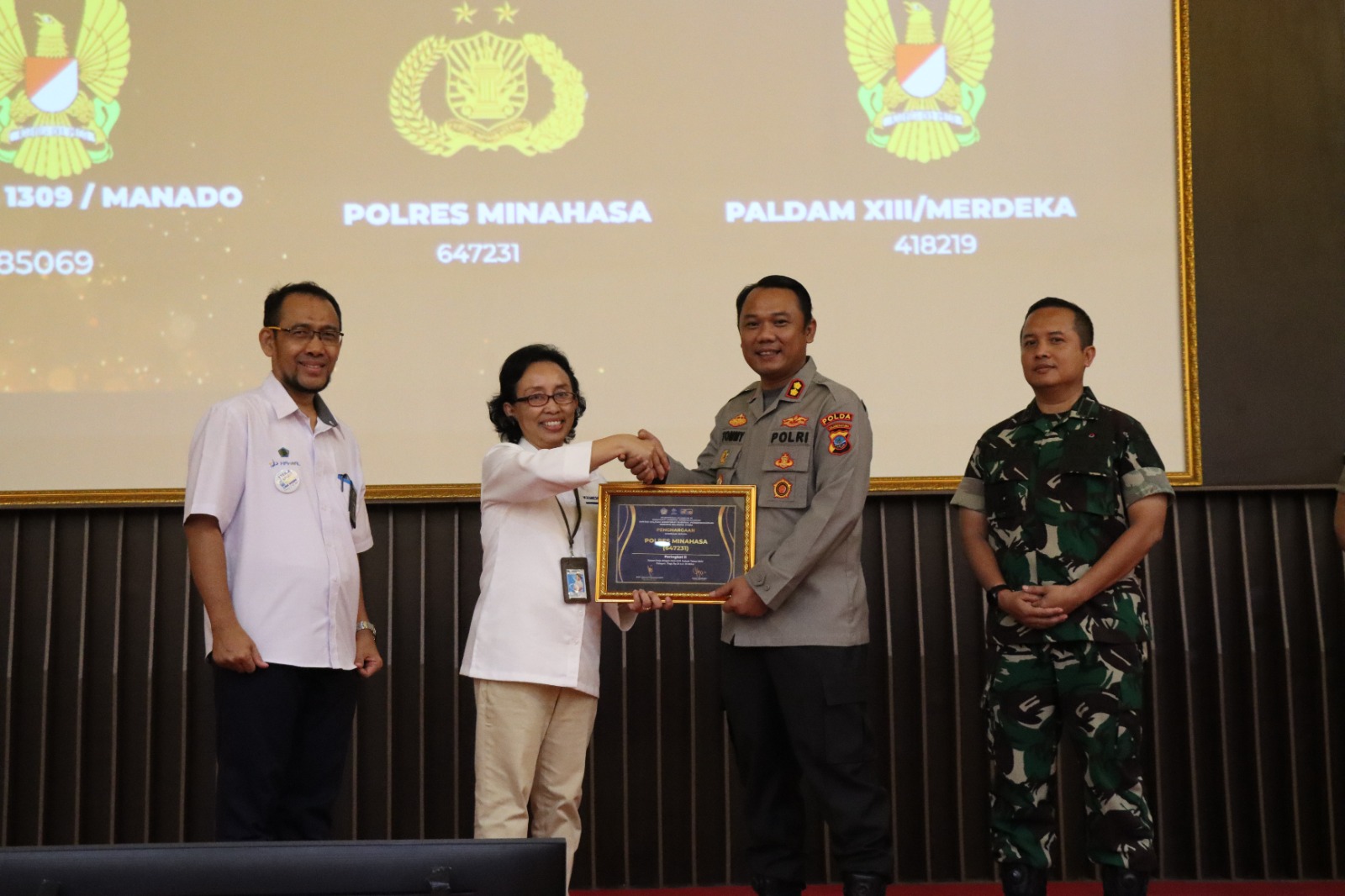 Penghargaan Polres Minahasa