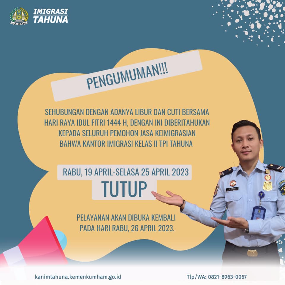 Pelayanan Imigrasi Tahuna