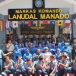 Acara Tradisi Pelepasan Purna Bhakti Prajurit Lanudal Manado