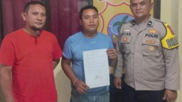 Bhabinkamtibmas Selesaikan Kasus Penggelapan Gelon Air Mineral di Tuminting Dengan Mediasi Damai
