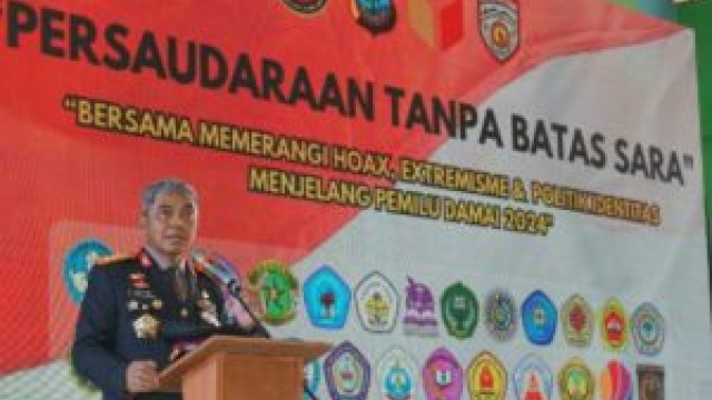 Kapolda Ingatkan Mahasiswa-Pelajar di Sulut Perangi Hoaks, Ekstrimisme dan Politik Identitas Jelang Pemilu 2024