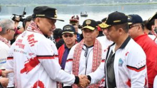 Pangdam XIII/Merdeka Hadiri Pembukaan Wakefest 2023 di Danau Tondano