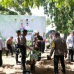 Penuhi Target Presiden, Polda Sulut Gelar Aksi Penanaman Pohon di Halaman SPN
