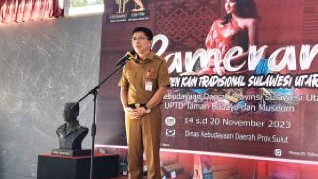 Disupport OD-SK, Pameran Ornamen Kain Tradisional Sukses Digelar Disbud Sulut