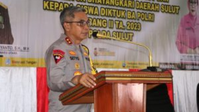 Kapolda Sulut Berikan Pembekalan kepada Siswa Diktukba Polri