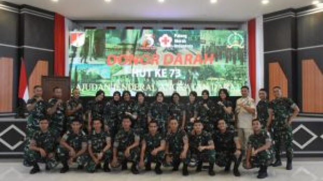 Kodam XIII/Merdeka Laksanakan Kegiatan Donor Darah Dalam Rangka Hari Juang TNI AD