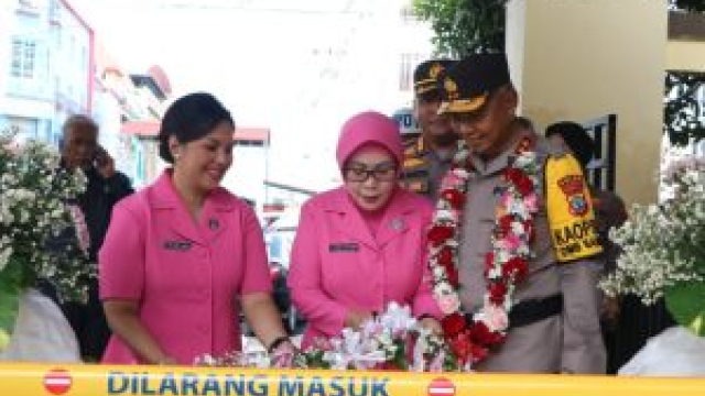 Kunjungi Polresta Manado, Kapolda Sulut Resmikan Sejumlah Fasilitas