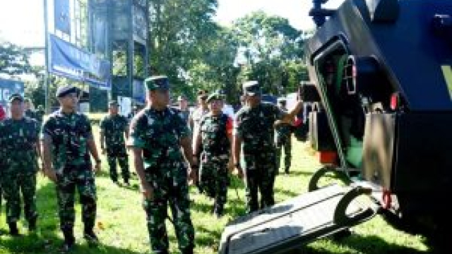 Pangdam XIII/Merdeka Pimpin Apel Gelar Pasukan Pam VVIP Kunker Presiden Republik Indonesia