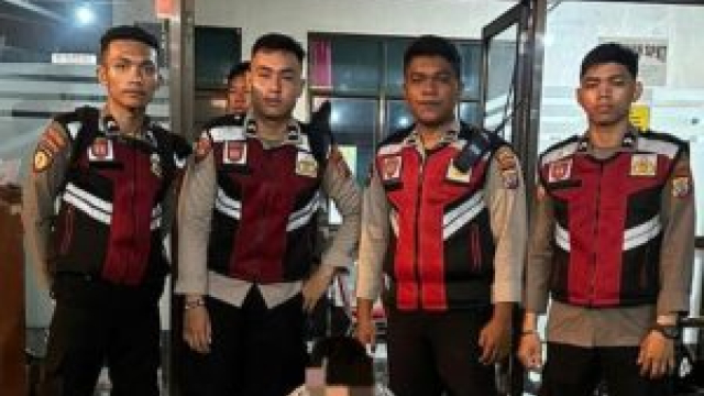 Patroli Samapta Polresta Manado Cegah Kejahatan, Tersangka Pencurian di SPBU Boulevard Diamankan