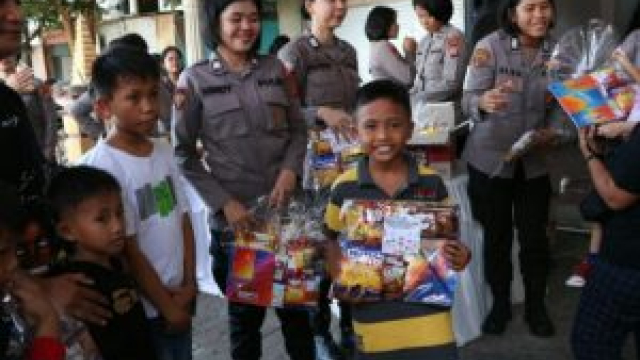 Polda Sulut Gelar Polisi Sahabat Anak di Lingkungan Gereja GMIM Sentrum Bitung