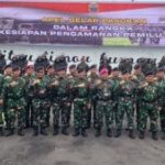 Apel Gelar Pasukan Dan Materiel TNI AL Dalam Rangka Kesiapan Pengamanan Pemilu Tahun 2024 Di Wilayah Sulawesi Utara