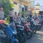 Propam Polda Sulut Tertibkan Kendaraan Berknalpot Bising Milik Anggota