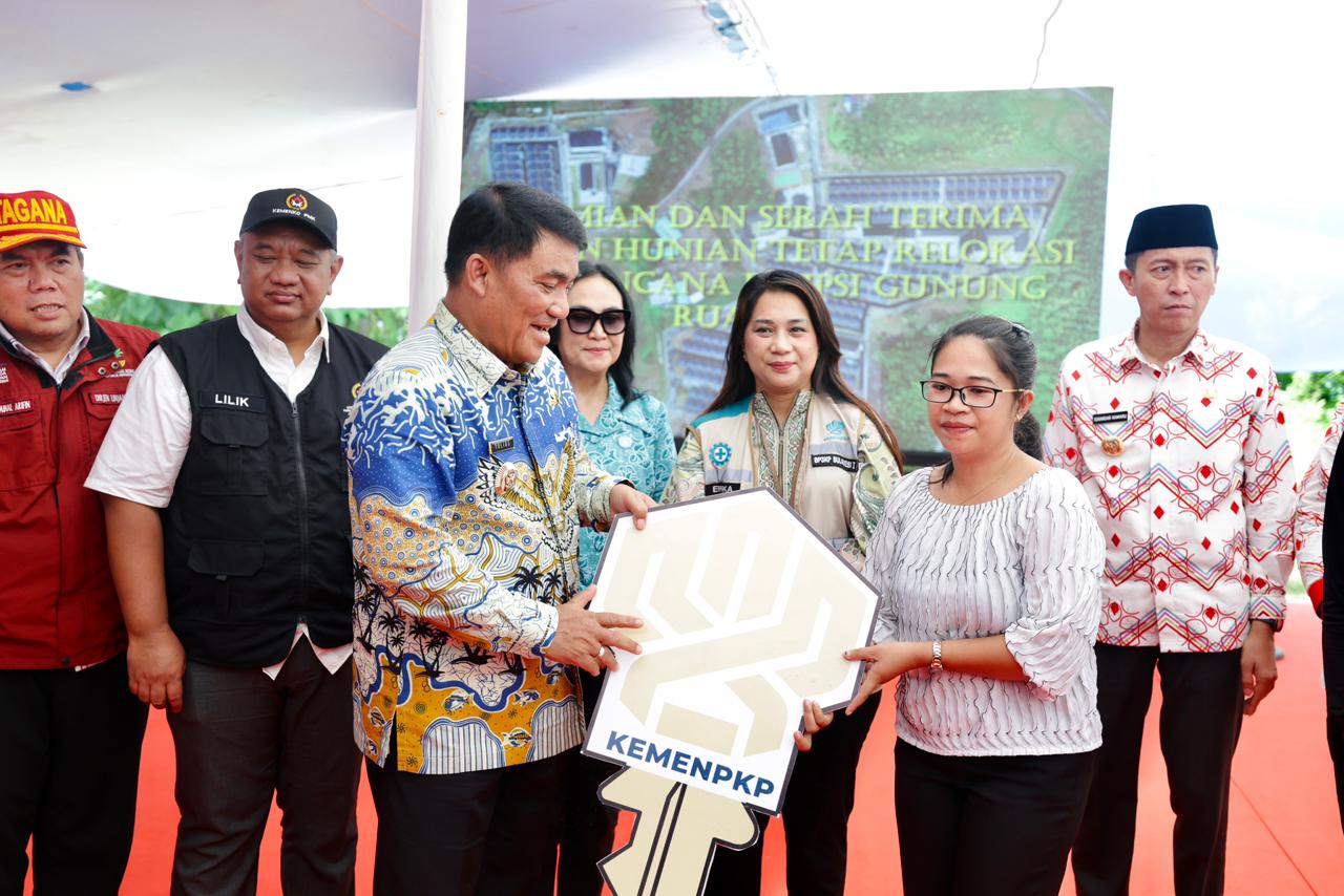Hunian Tetap Korban Erupsi Gunung Ruang