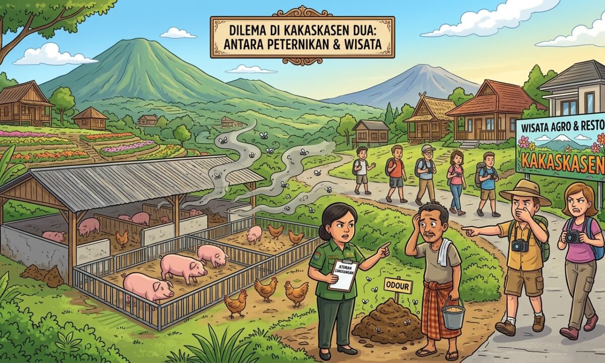Perternakan_Kaskasen_Dua Agrowisata Kota Tomohon