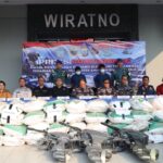 Dankodaeral VIII Laksda TNI Dery Triesananto Suhendi Rilis Kasus Sianida Ilegal